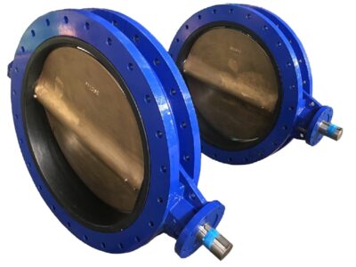 Marine U section double flange butterfly valve