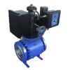Electric hydraulic actuated V port control ball valve