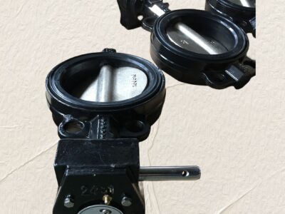 Loose-liner butterfly valve