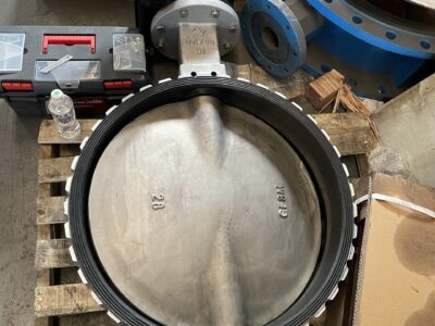 ASME B16.47 B series vulcanized rubber seated butterfly valve