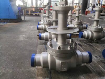 CNG LNG LPG Top entry cryogenic trunnion ball valve