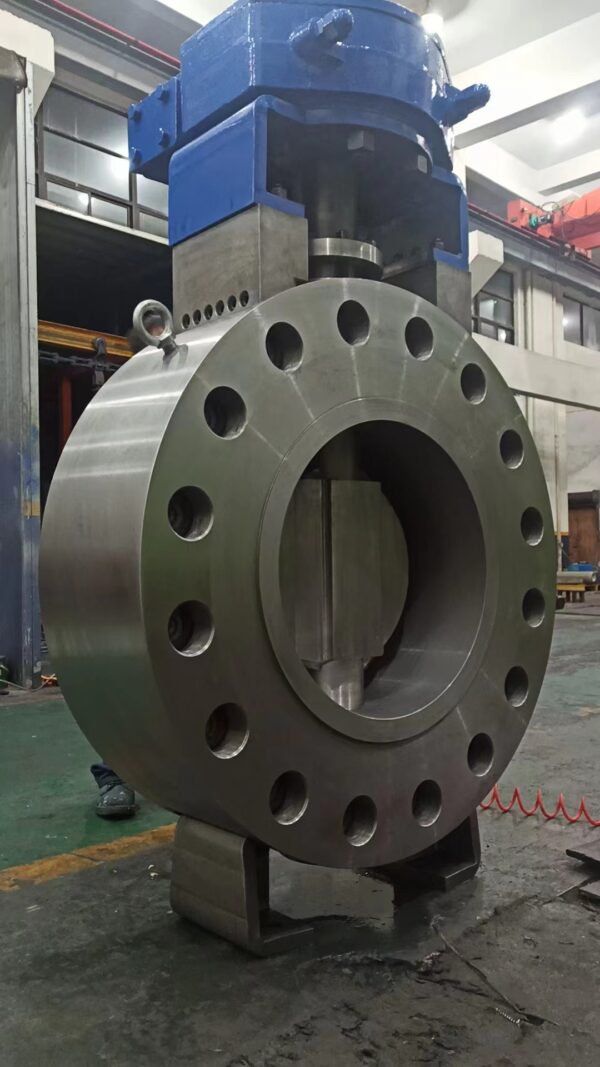 Thermal duty / high temperature triple offset butterfly valve in forged steel