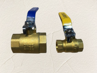 Plumbing brass ball valve