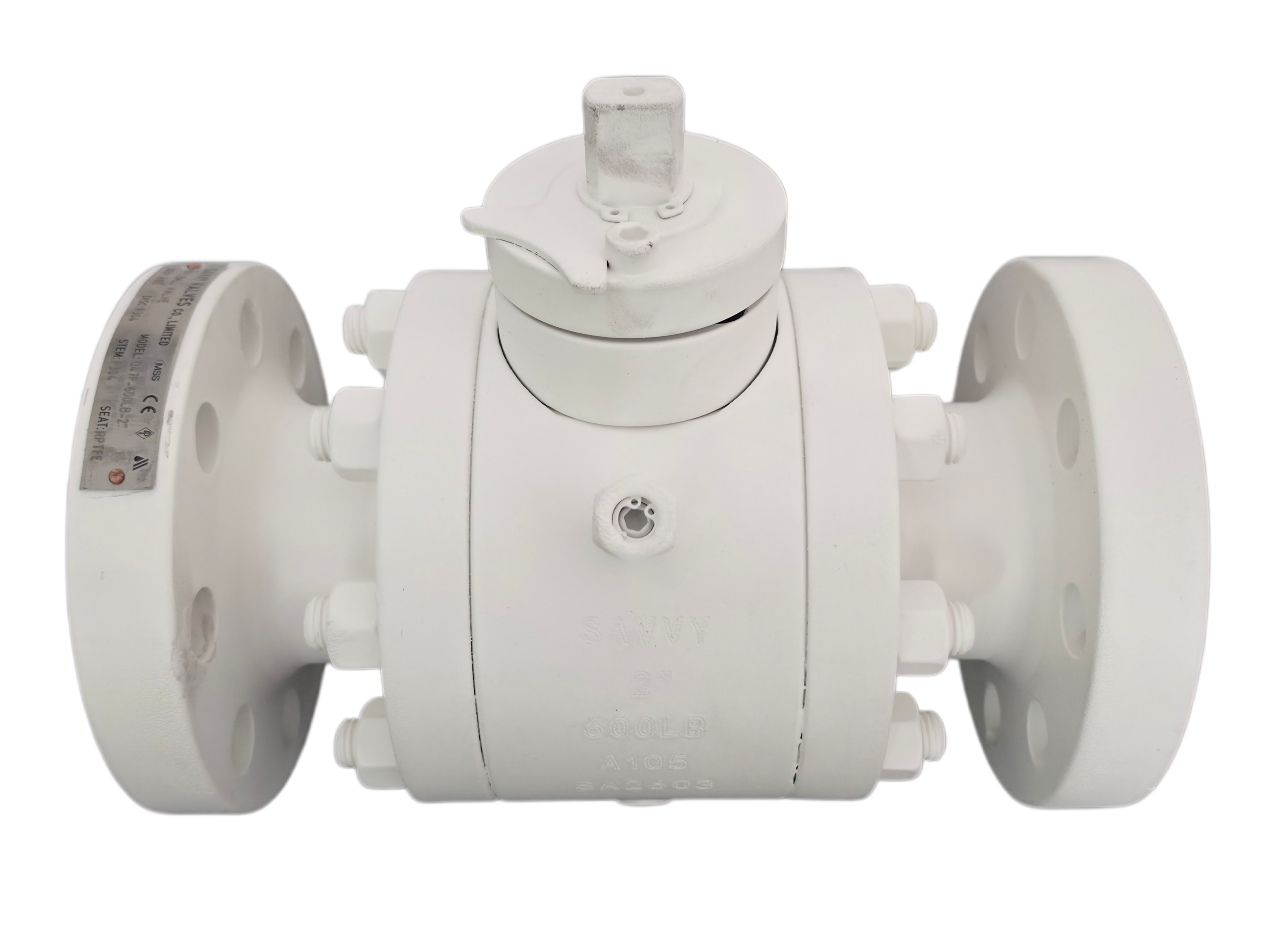 2" 600LB 2-Piece Free Forged Trunnion Ball Valve - Image 2