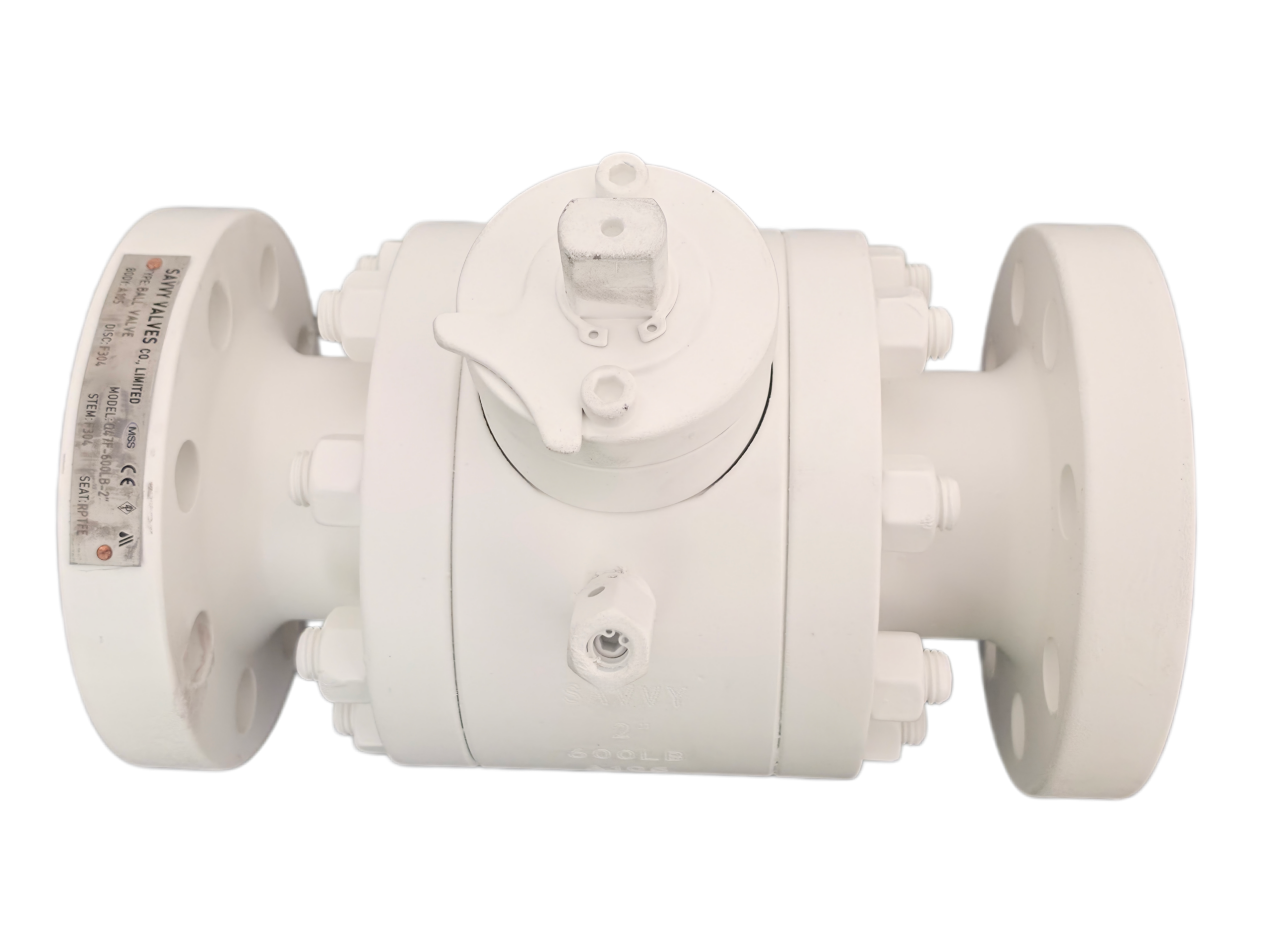 2" 600LB 2-Piece Free Forged Trunnion Ball Valve - Image 4