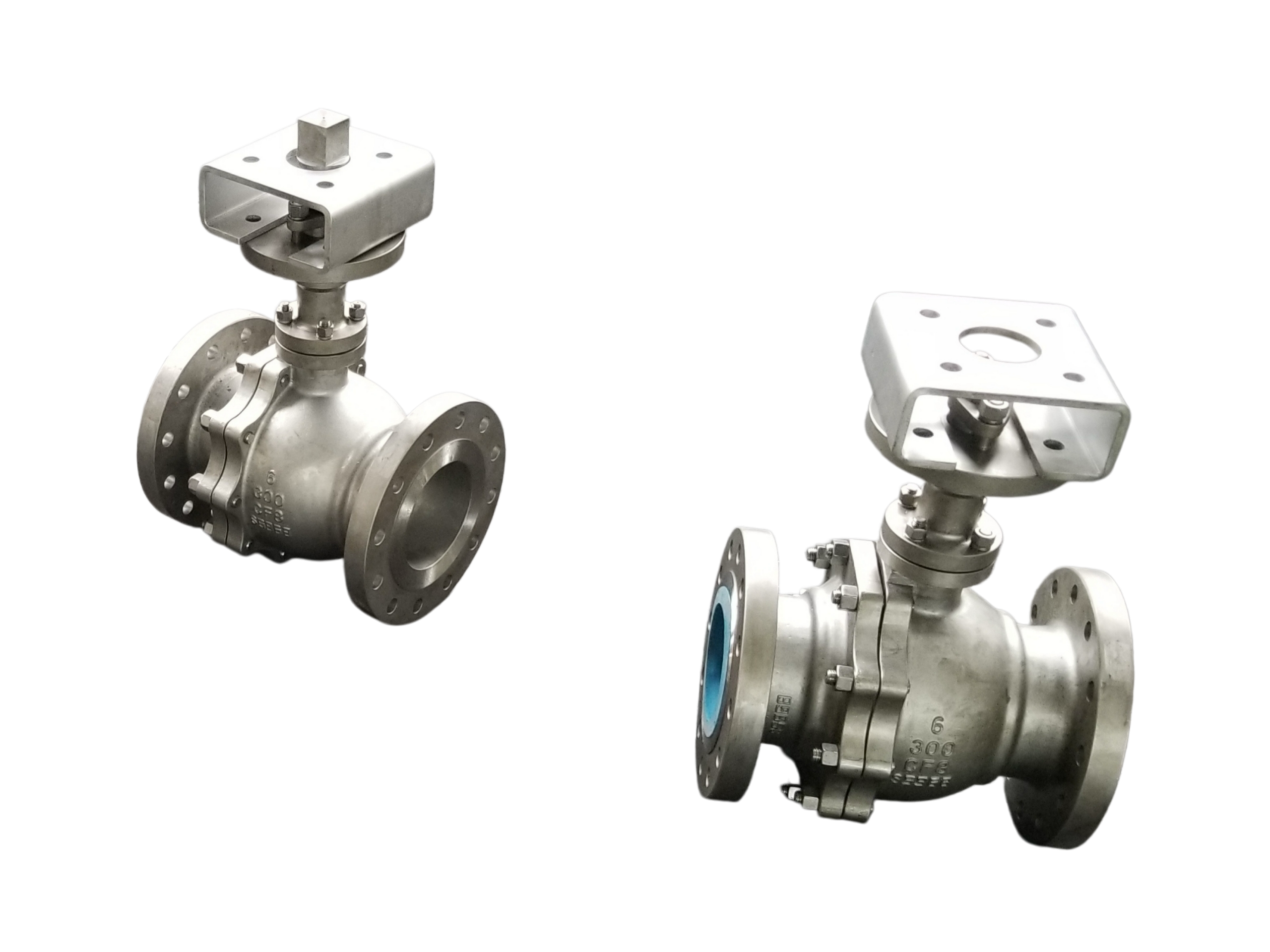 2-Piece Cryogenic Floating Ball Valves Ready For Actuator---6" 300LB RF - Image 4