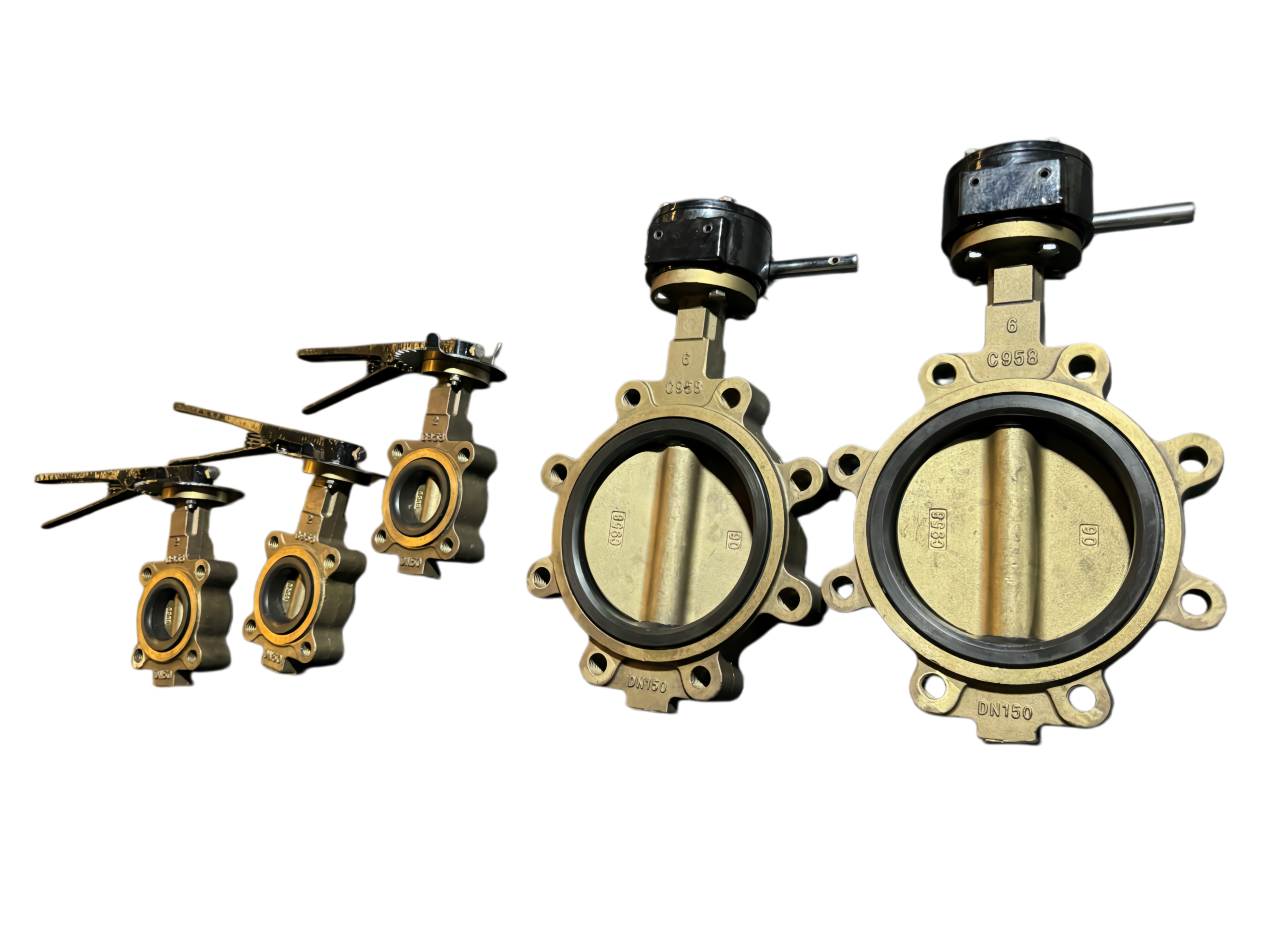 B148 C95800 Fully Lugged Concentric Butterfly Valves 2"-150LB - Image 2
