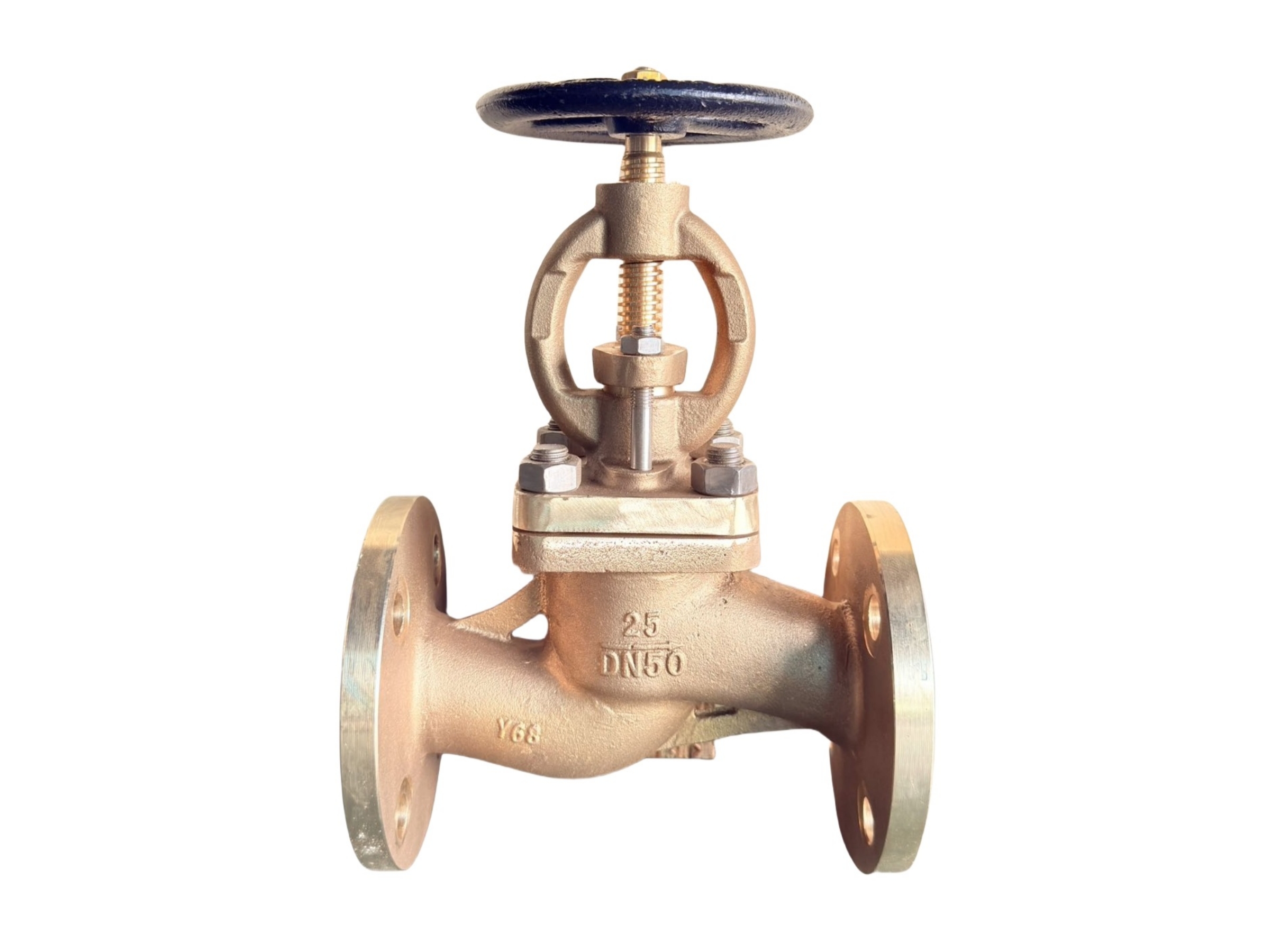 B148 C95800 AL-Bronze Straight Through Globe Valve - Image 4