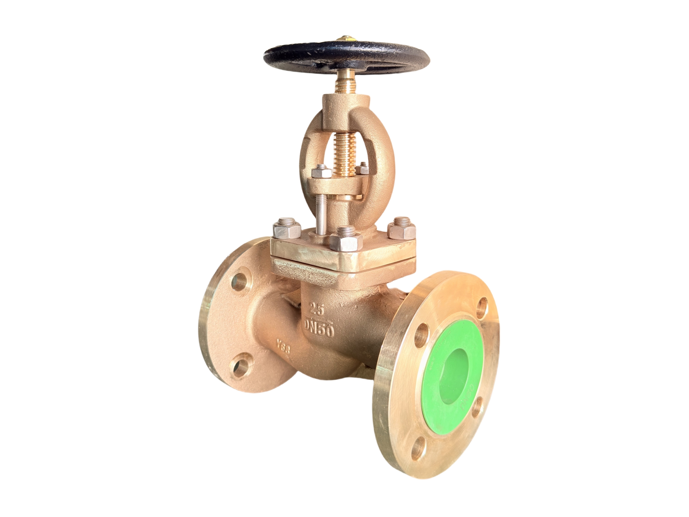 B148 C95800 AL-Bronze Straight Through Globe Valve - Image 3