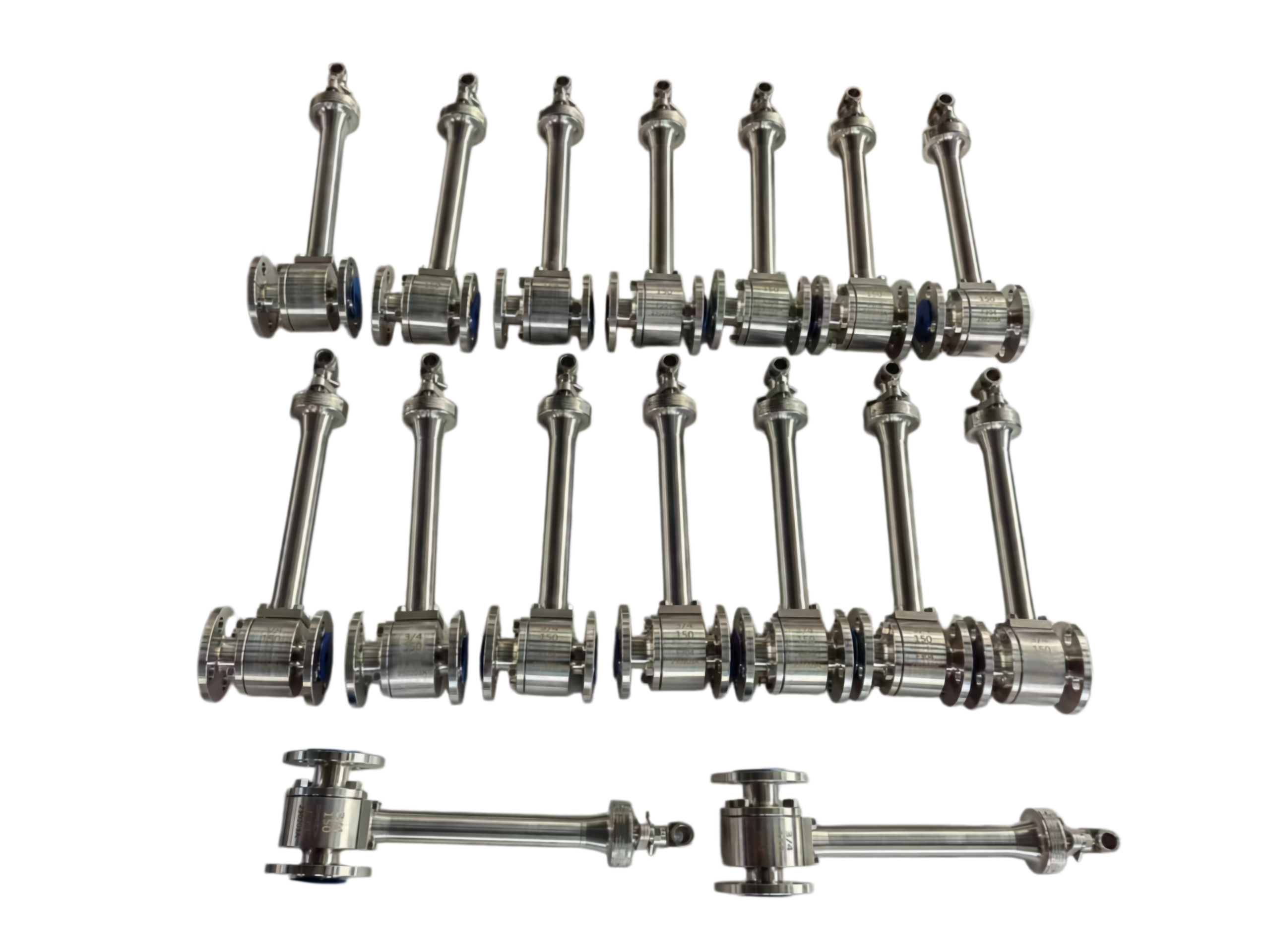 2-Piece Cryogenic Floating Ball Valves Open Die Forged - Image 2