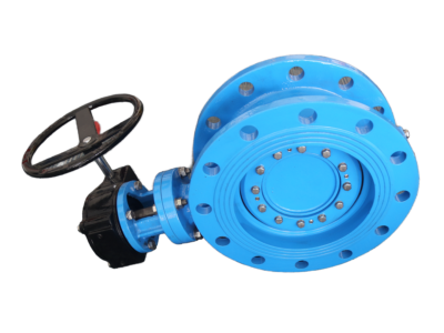 Typical Rubber Seated Double Offset Butterfly Valve