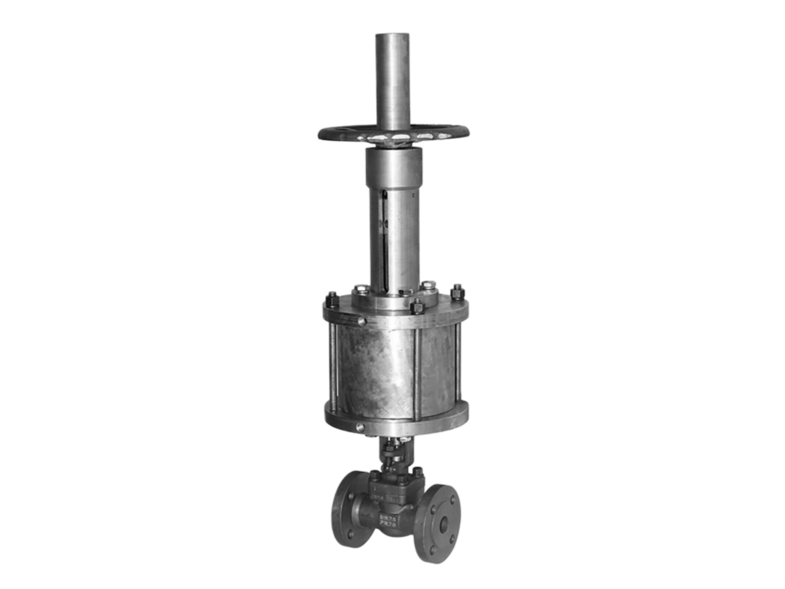 Globe Valve Pneumatic Actuated-DN25 PN25 RF