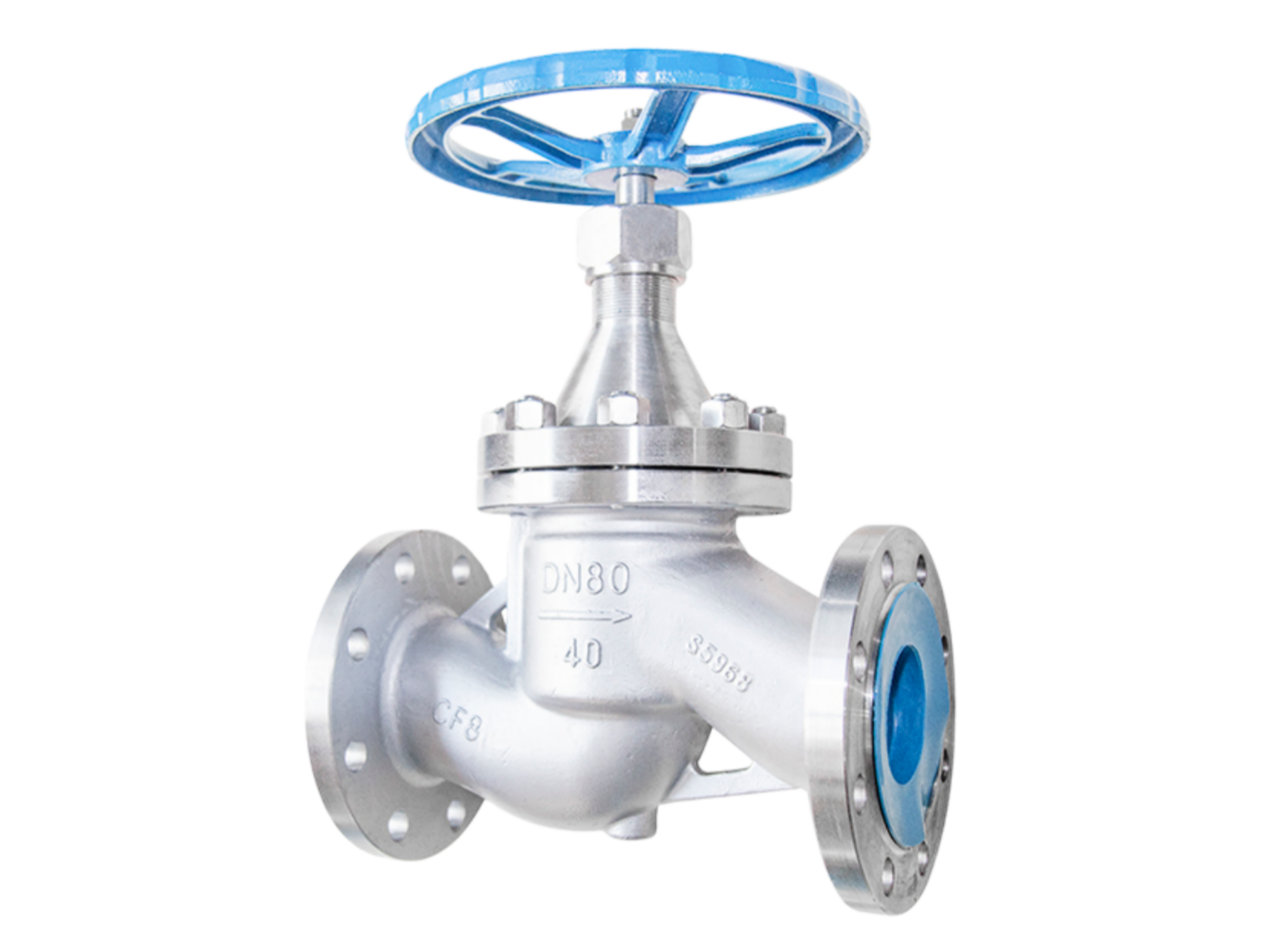 NRS SS Globe Valve-DN80 PN40 RF