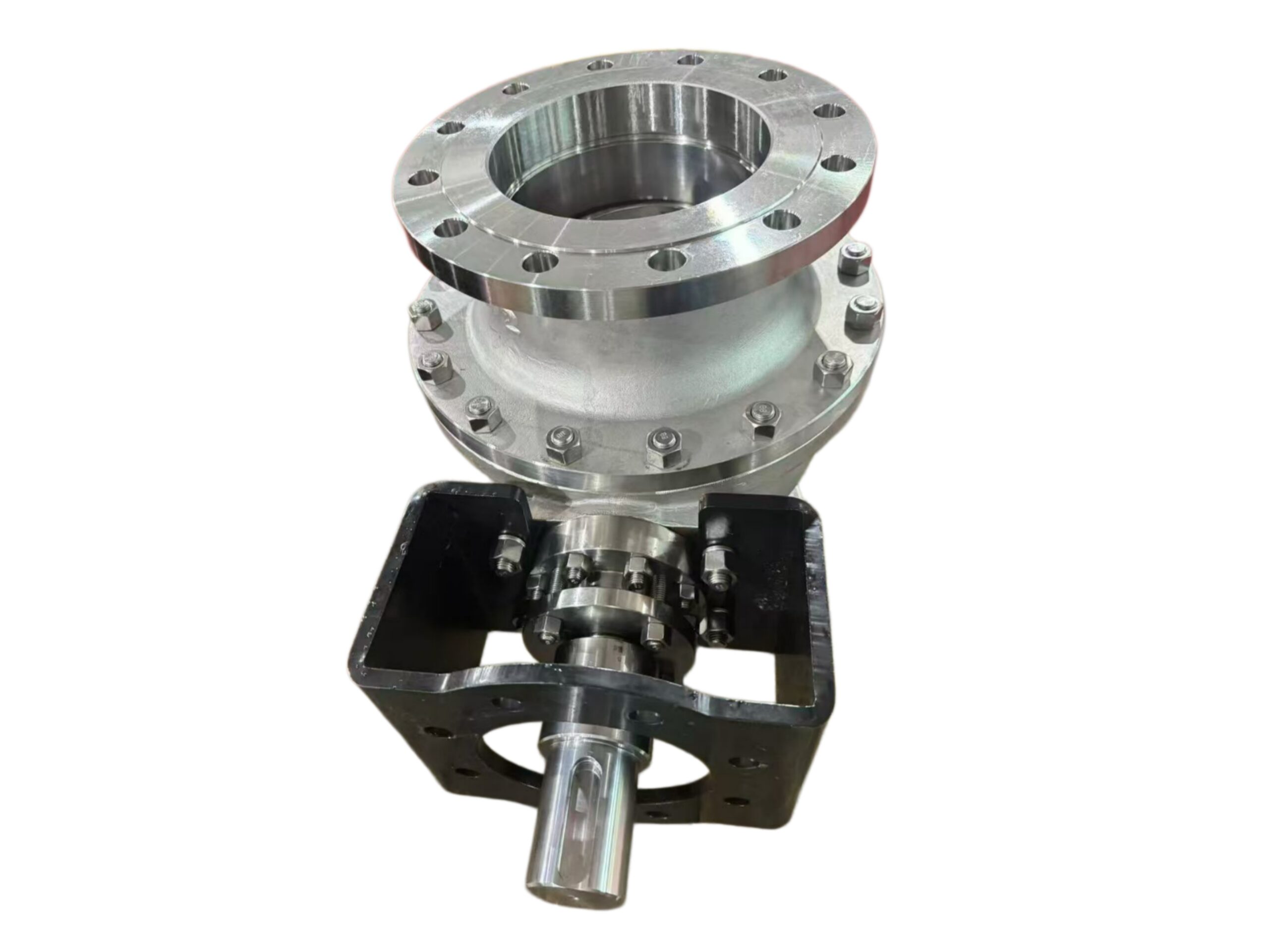 V-port Control Ball Valve Trunnion Mounted Ready for Actuators - Image 2