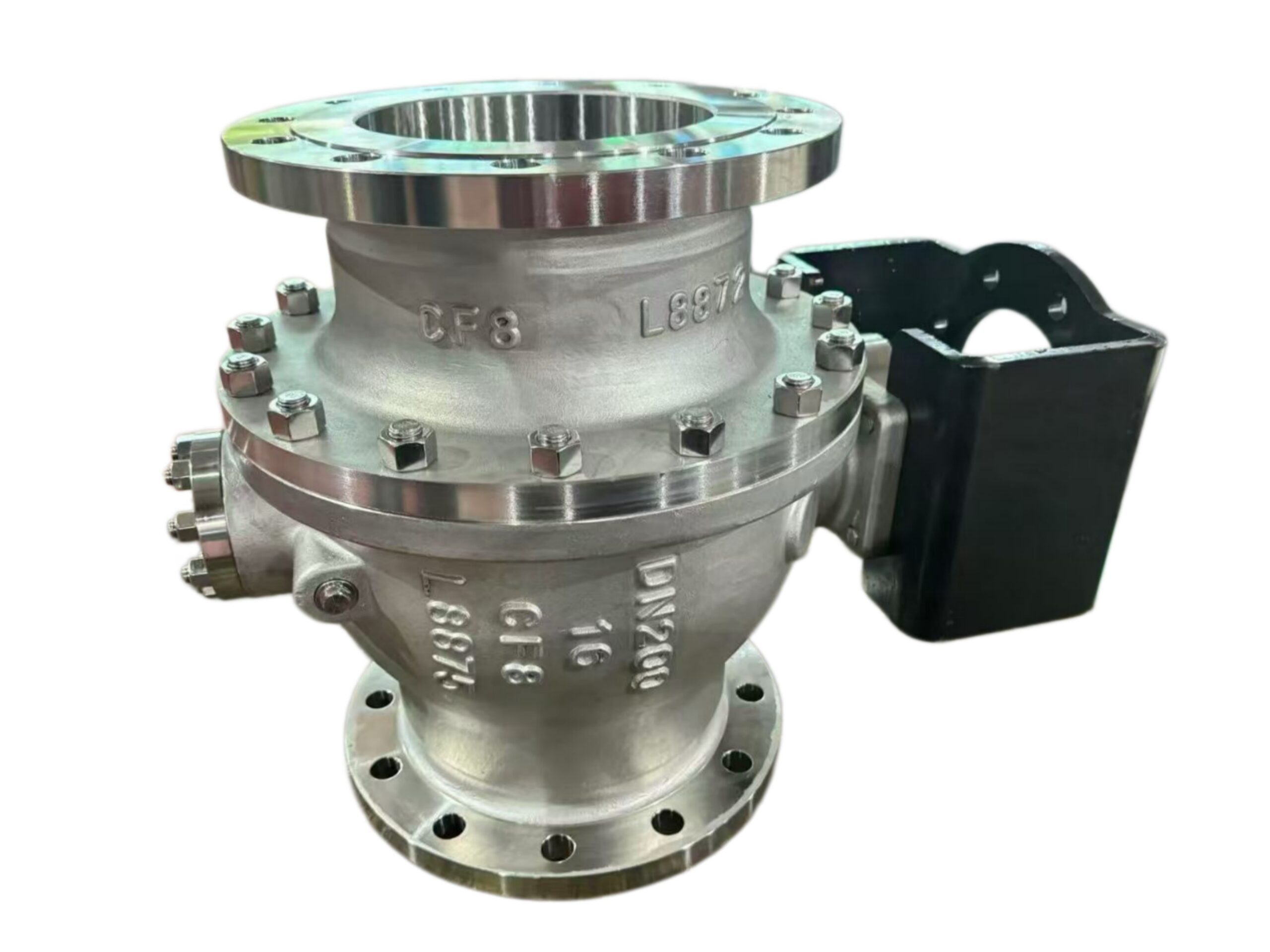 V-port Control Ball Valve Trunnion Mounted Ready for Actuators - Image 4