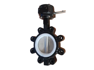 Fully PTFE Lined Lug Type Butterfly Valve (DN80, PN16)