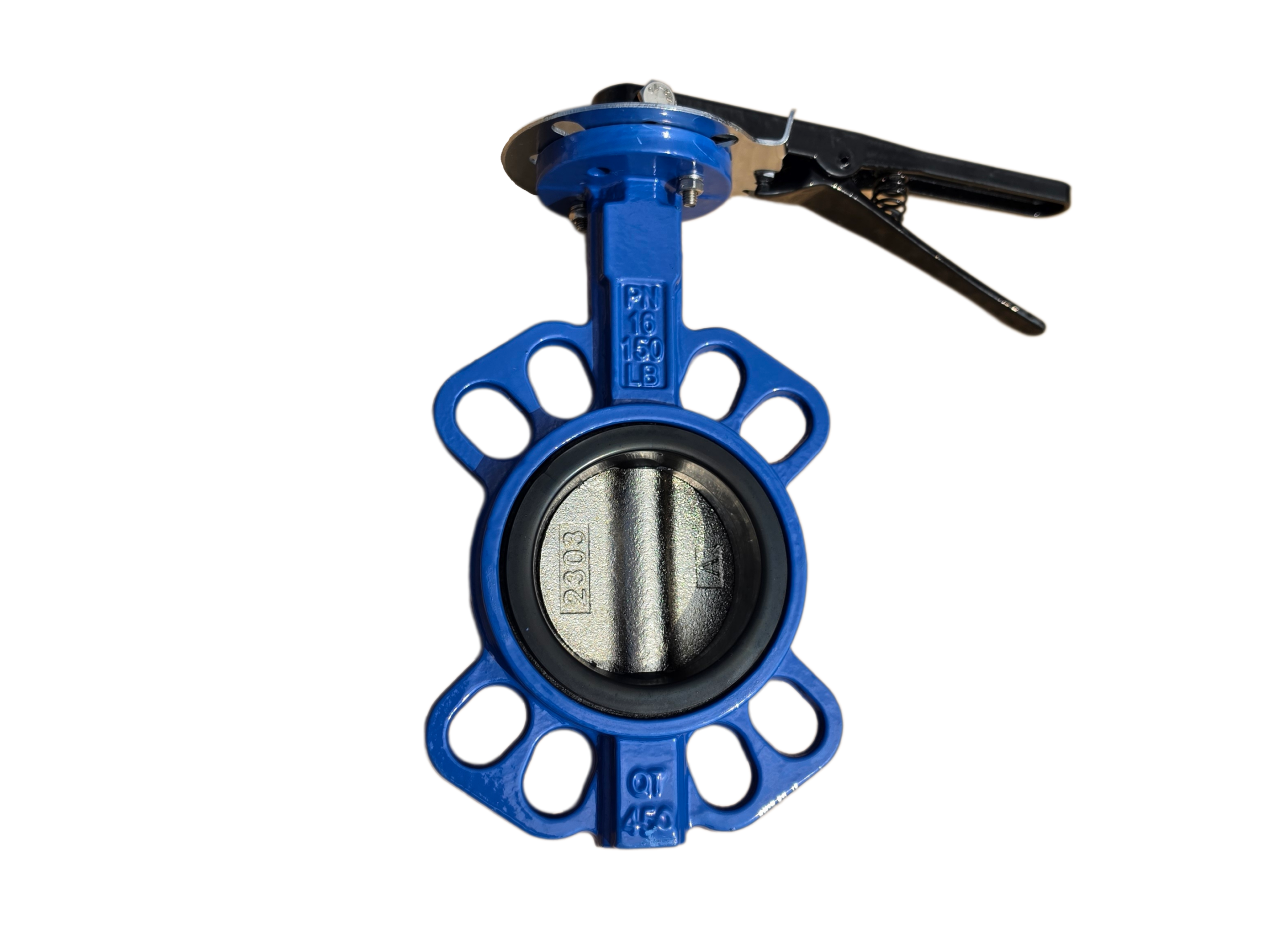 Wafer Type Lever Operated Butterfly Valve (Multi-Flange Drilled) - Image 2