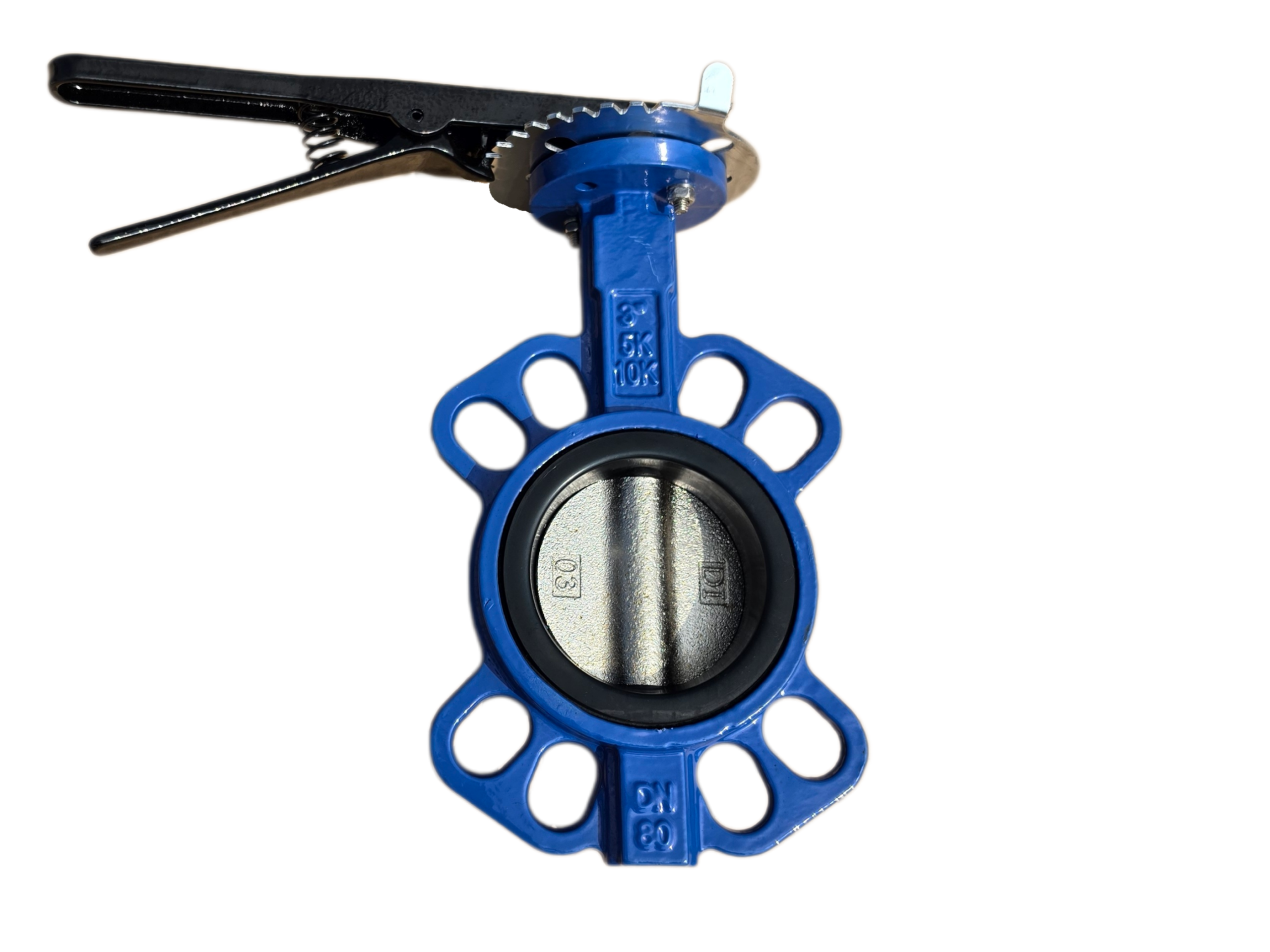 Wafer Type Lever Operated Butterfly Valve (Multi-Flange Drilled) - Image 3