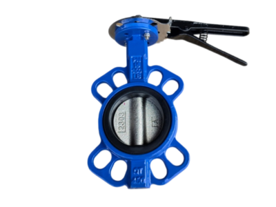 Wafer Type Lever Operated Butterfly Valve (Multi-Flange Drilled)