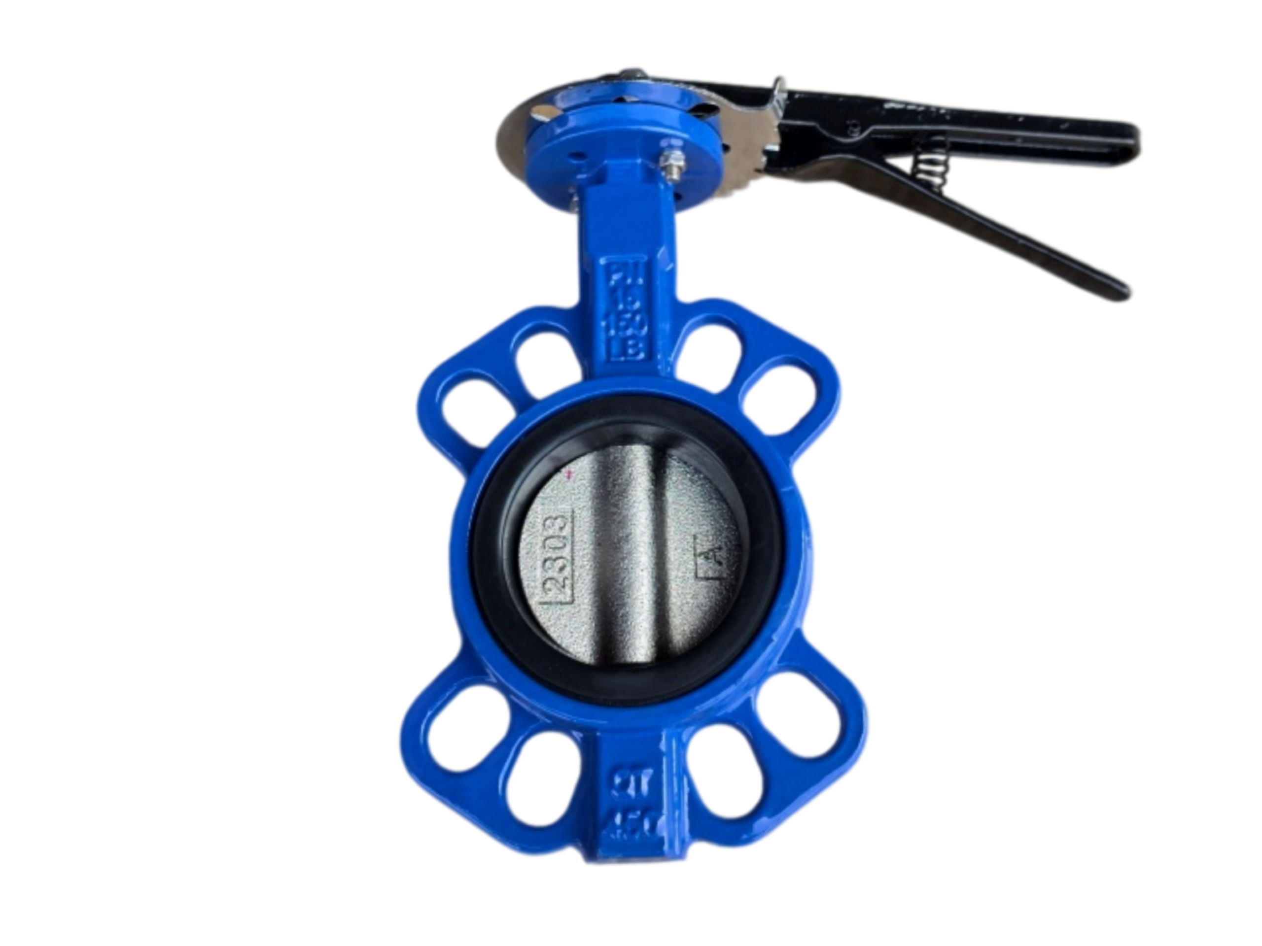 Wafer Type Lever Operated Butterfly Valve (Multi-Flange Drilled)